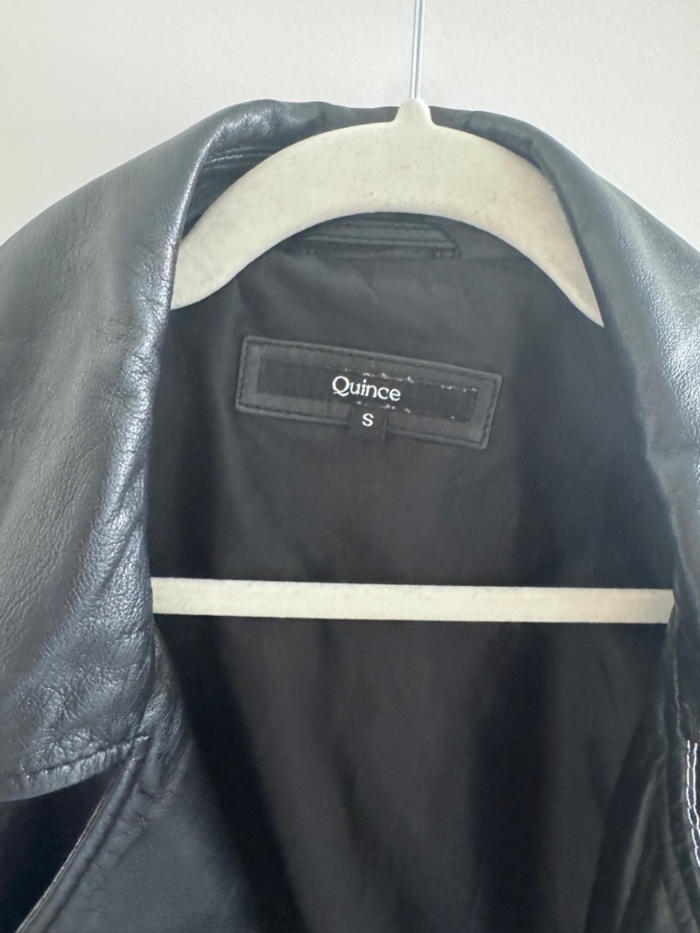 Quince 100% Leather Motorcycle Jacket - Picture 3 of 5